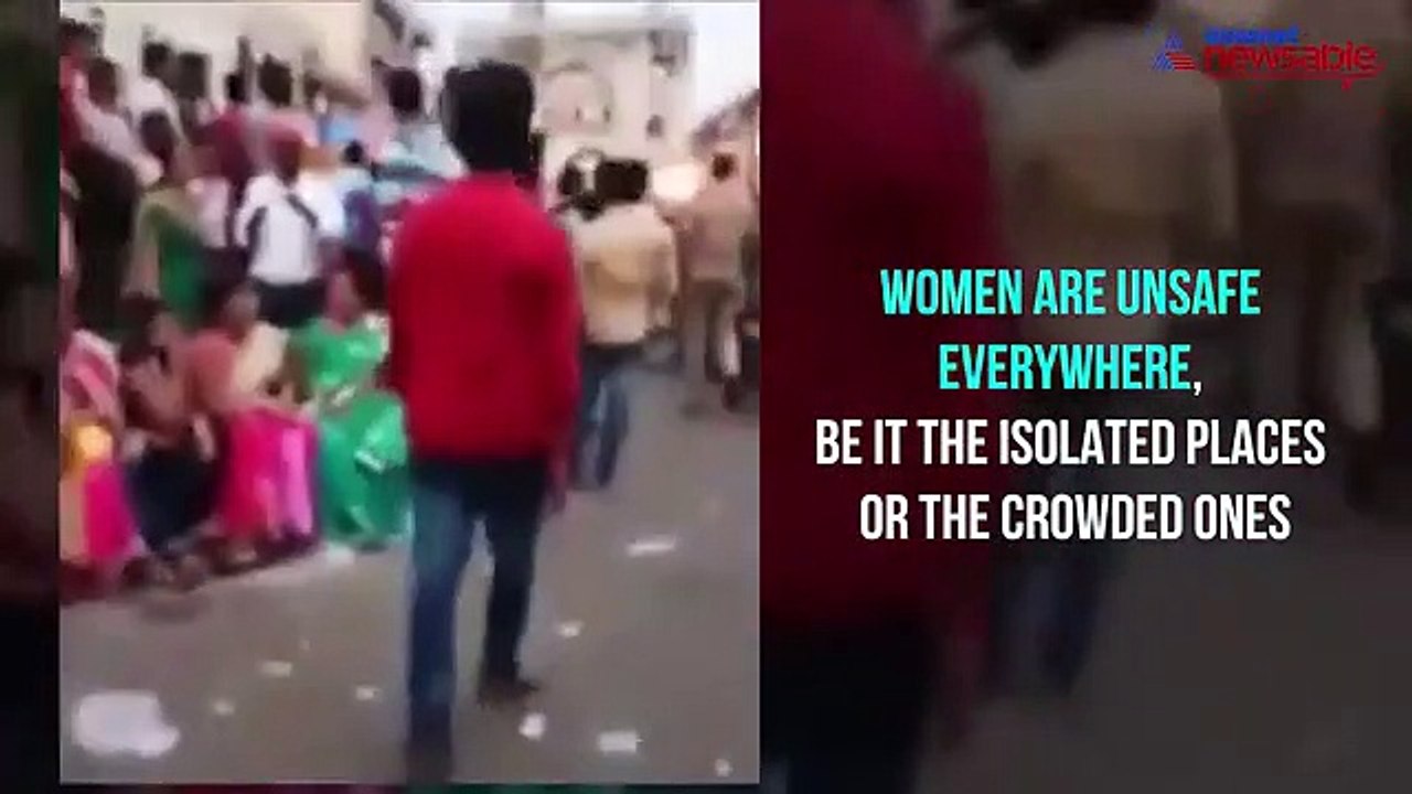 Creep caught red-handed while molesting women in Ganesh Chaturthi celebrations