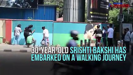 Walk, paint and fight for women empowerment to make it a writing on the wall