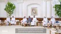 UAE Rulers condole with Sheikh Mohamed bin Zayed