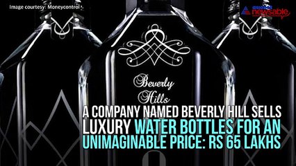 Descargar video: A company which sells water bottle for whopping Rs 65 lakhs! Luxury living at its best