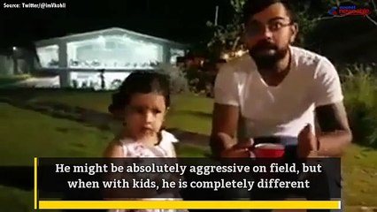 This Virat Kohli video with MS Dhoni's daughter Ziva will leave you in splits
