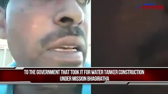 Worker's appeal to Telangana CM KCR demanding his land