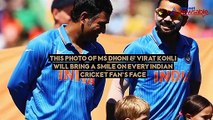 This photo of MS Dhoni & Virat Kohli will bring a smile on every Indian cricket fan's face