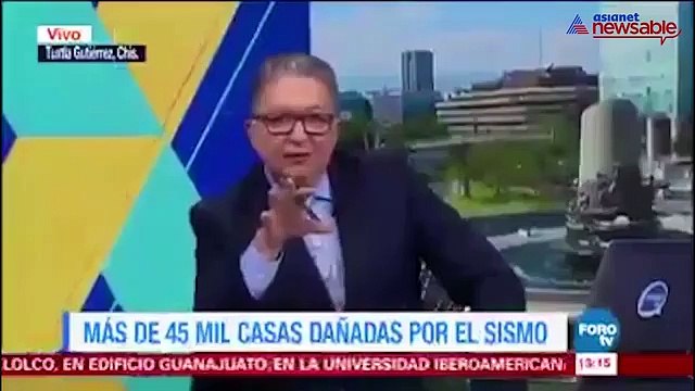 Daunting video of news anchor abruptly ending the show and running for life goes viral