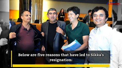 Watch: 5 Possible reasons why Vishal Sikka resigned