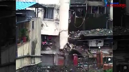 This footage of building collapse in Mumbai is one heart-stopping moment