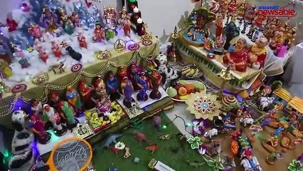 This man is making great efforts to keep Dasara tradition going with 1000 dolls