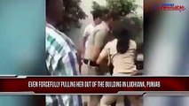 This woman beaten up brutally by the cops