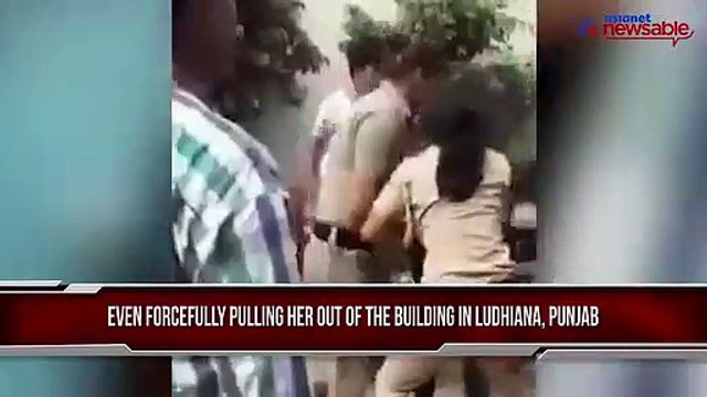 This woman beaten up brutally by the cops