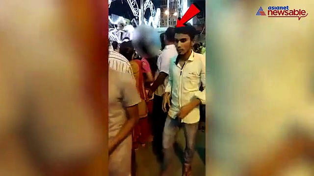 Watch: Pervert caught touching a minor girl in a crowded place