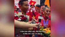 Khánh Thi khóc ròng khi Phan Hiển đoạt huy chương vàng SEA Games 31