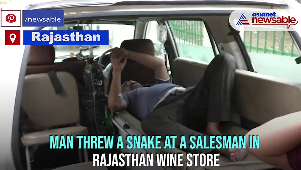 Rajasthan: Man throws snake at liquor store employee for refusing to give free alcohol