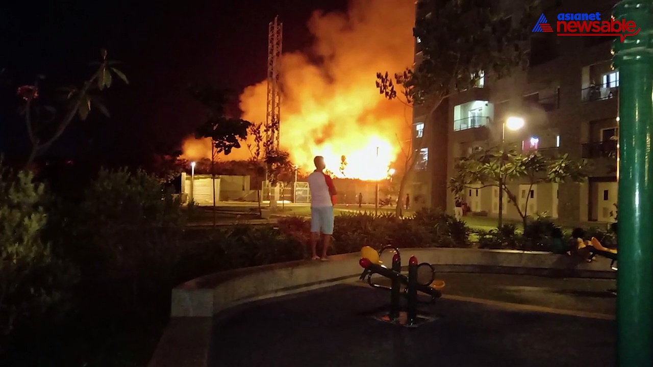 Garbage dump near Bengaluru’s Varthur Lake catches fire