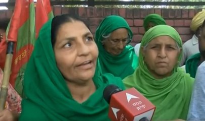 ਚੰਡੀਗੜ੍ਹ ਕਿਸਾਨੀ ਮੋਰਚੇ 'ਚ ਪਹੁੰਚੀਆਂ ਕਿਸਾਨ ਬੀਬੀਆਂ ਨੇ ਵੀ ਭੰਡੀ ਮਾਨ ਸਰਕਾਰ  @ABP Sanjha ​