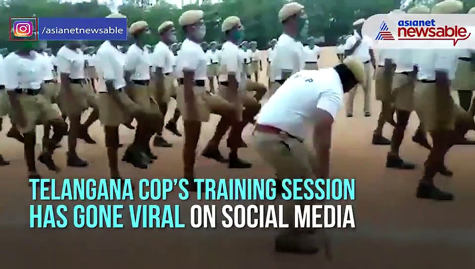Watch: Telangana cop trains recruits to tunes of Mohammed Rafi’s ‘Dhal gaya din’