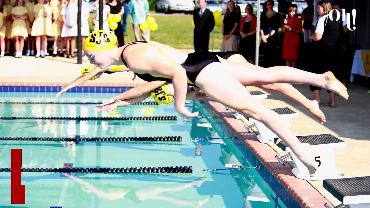 Charlènes Karriere als Profischwimmerin