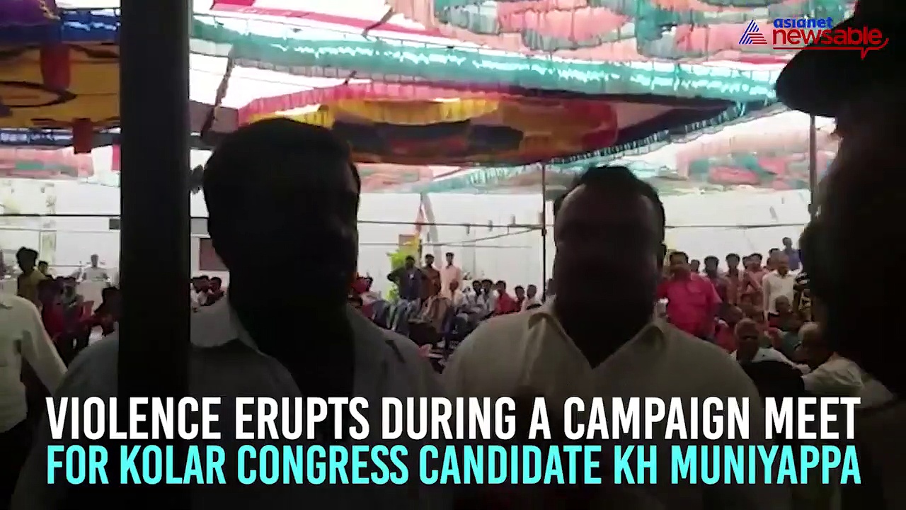 Congress supporters force protester out of venue for questioning Kolar candidate