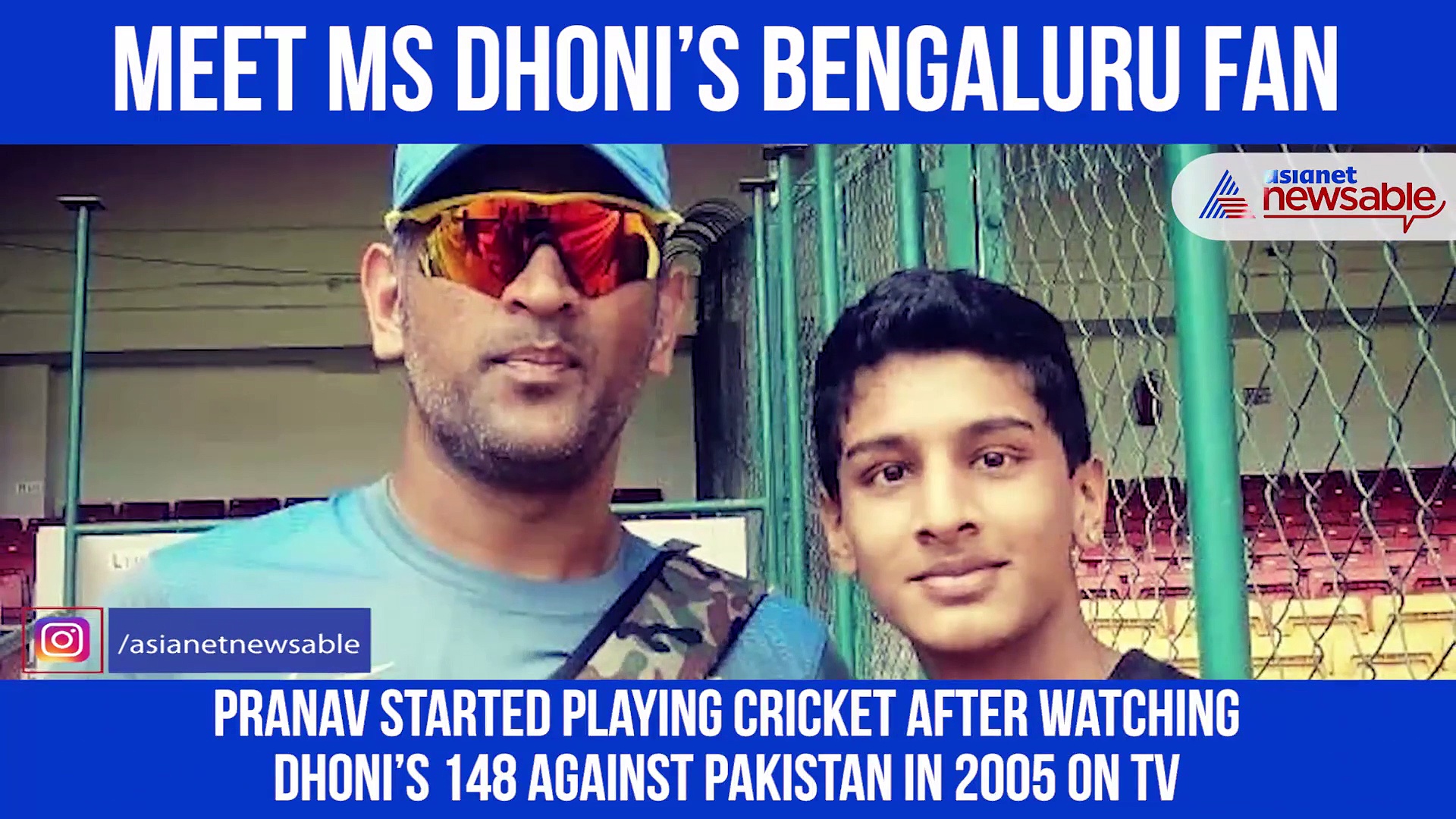 MS Dhoni’s Bengaluru fan Pranav Jain on ‘Mission 18’