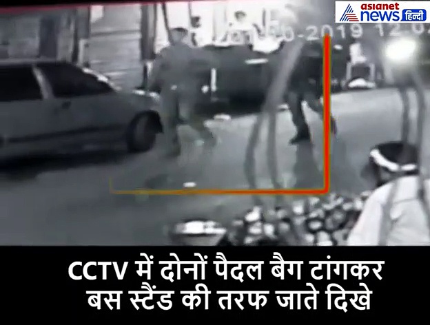 जींस-टीशर्ट में यहां दिखे कमलेश के हत्यारे, पीठ पर बैग टांगे बस स्टैंड की तरफ बढ़े-VIDEO