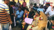 Newly-wedded couple sit on anti-Sterlite protest right after marriage