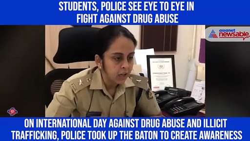 DCP Rohini Katoch interacts with students to create awareness on ill effects of drug abuse