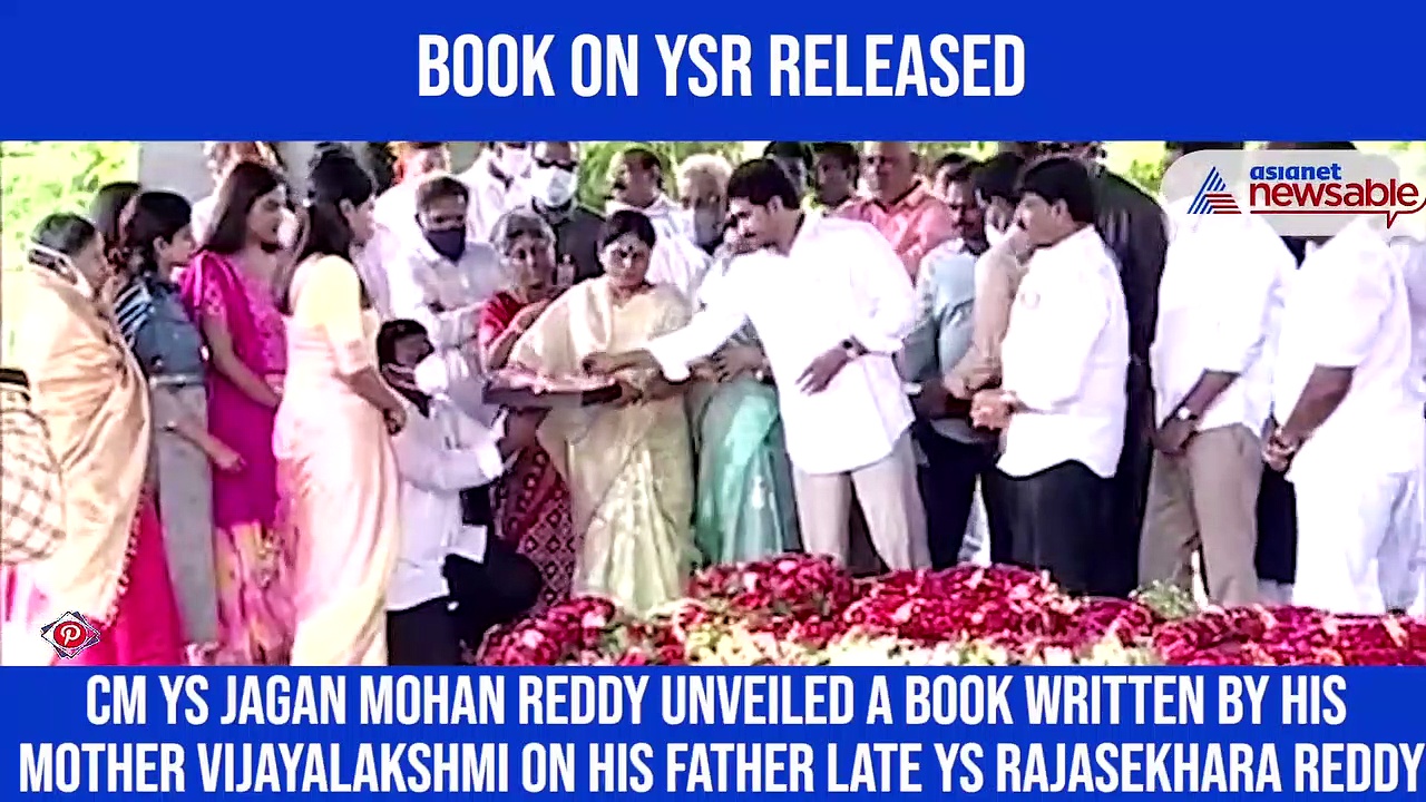 ‘Naalo...Naatho...YSR’: Andhra CM Jagan unveils mom Vijayalakshmi’s book on father YS Rajasekhara Reddy