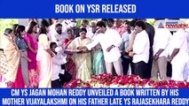 Andhra CM Jagan unveils mom Vijayalakshmi’s book on father YS Rajasekhara Reddy