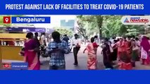 Coronavirus: NIMHANS workers stage protest over lack of facilities