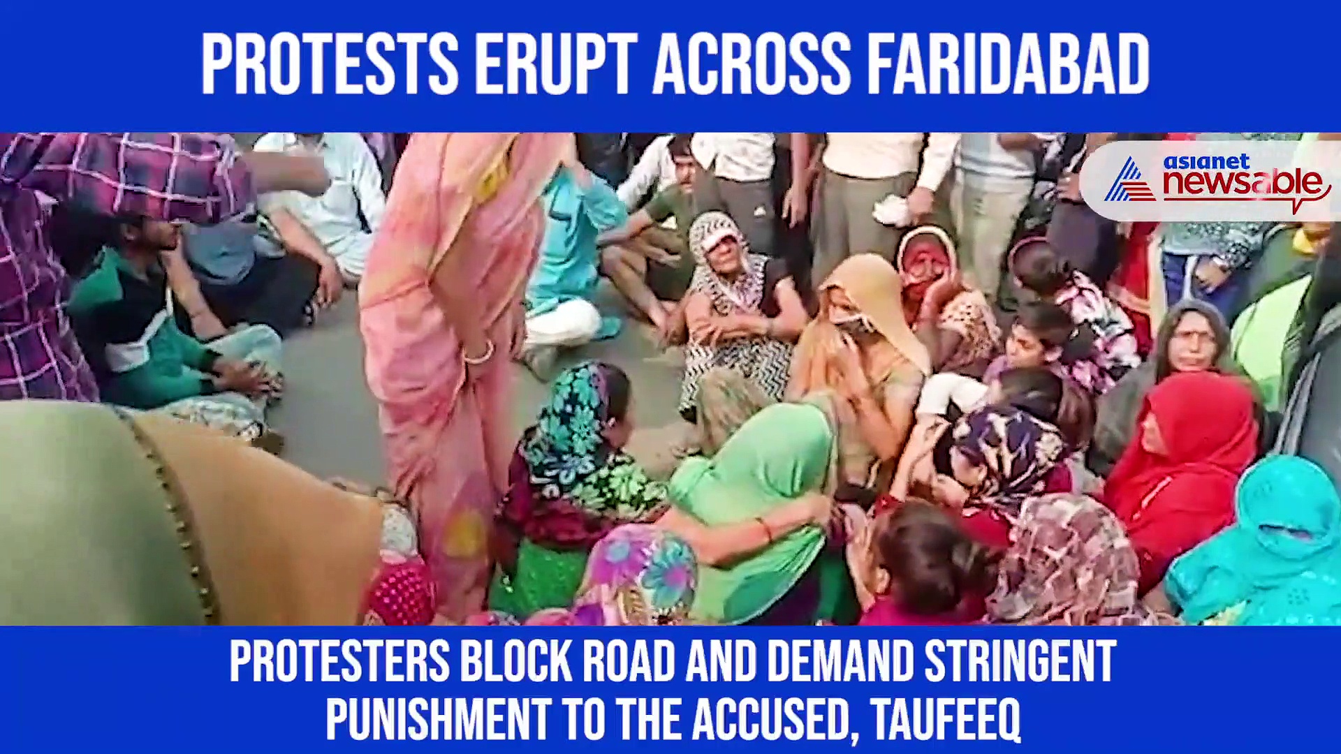 Faridabad murder: Victim’s family stages protest, demand stringent action against accused