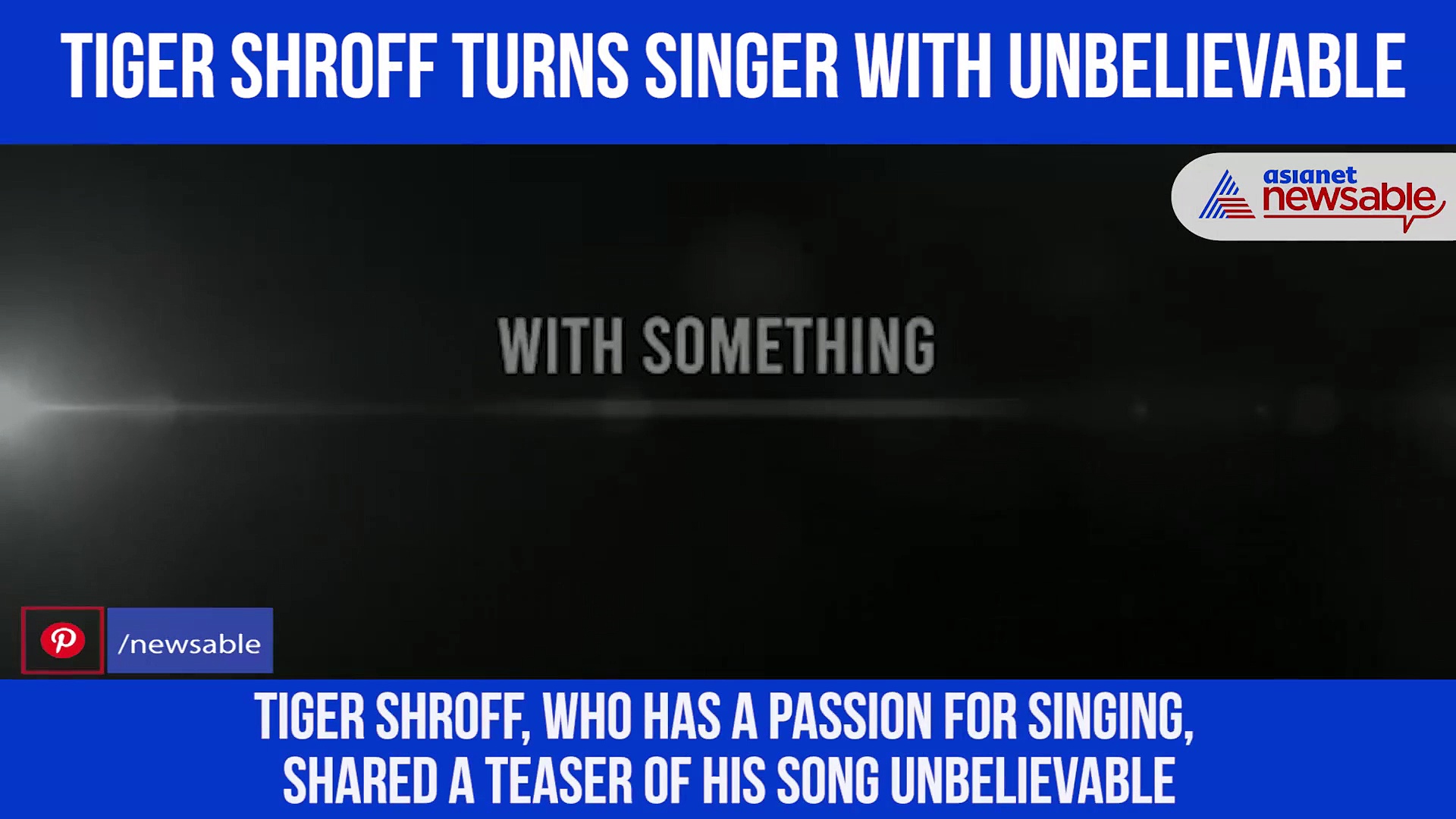 Tiger Shroff shares teaser of singing debut, Disha Patani calls it 'Unbelievable’