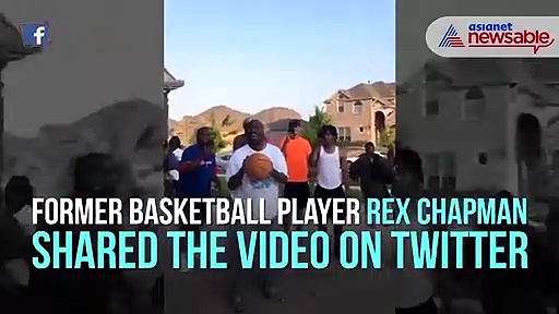 Viral video: Blind man scores basket in first attempt; family celebrates