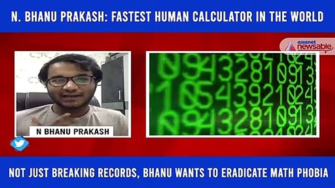 Meet N Bhanu Prakash, the 20-year-old Indian math wizard, who recently ...