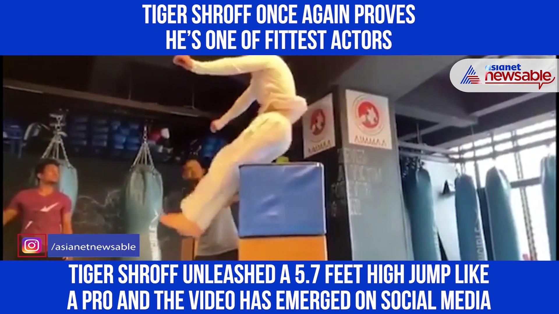Watch: Tiger Shroff clears 5.7 feet jump; says ‘could have gone higher if…’