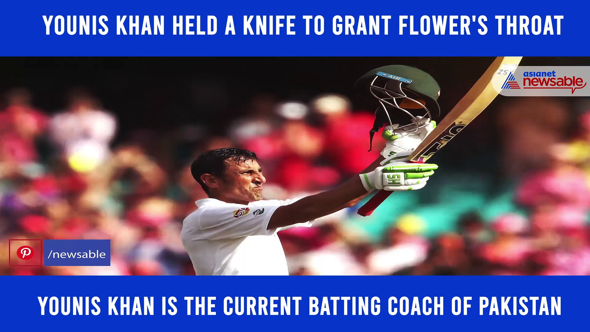 When Younis Khan Held A Knife To Grant Flower's Throat