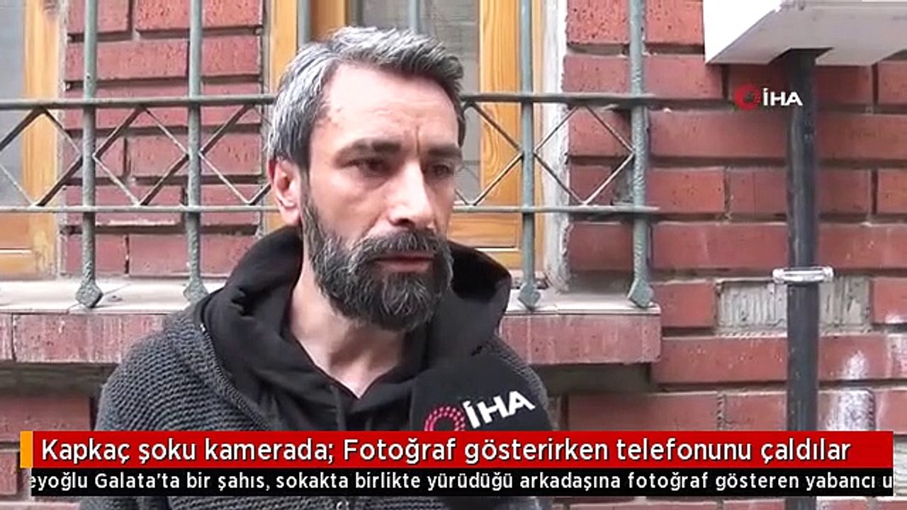 İstanbul’da kapkaç şoku: Fotoğraf gösterirken telefonunu çaldılar