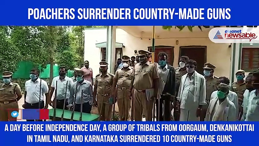 Tamil Nadu: Poachers in Krishnagiri surrender guns for cows