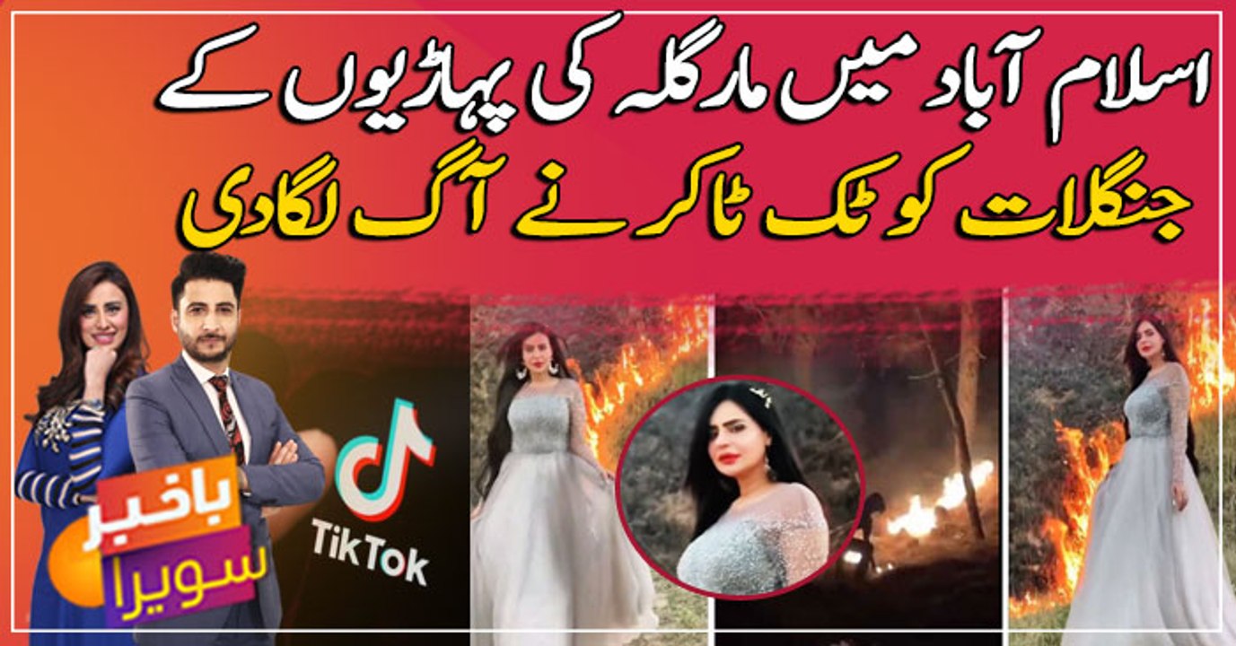 Case registered against TikToker for setting Margalla Hills ablaze