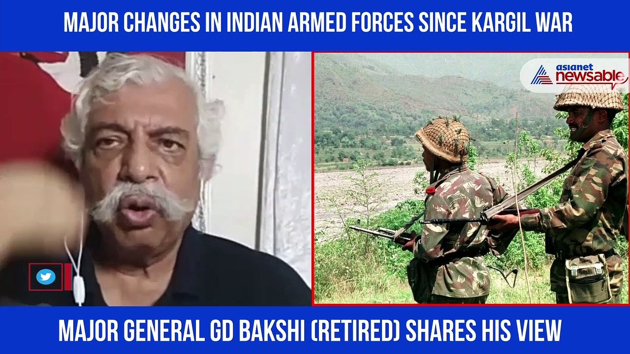 Kargil Vijay Diwas: Major General GD Bakshi lis...