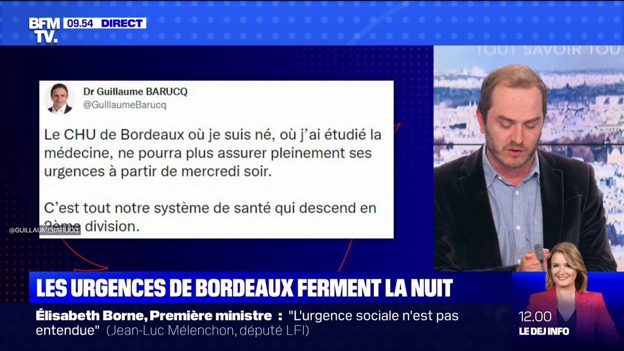 Les urgences du CHU de Bordeaux ferment la nuit