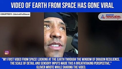 Video of earth from space has gone viral