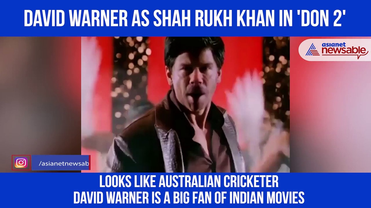 David Warner As SRK