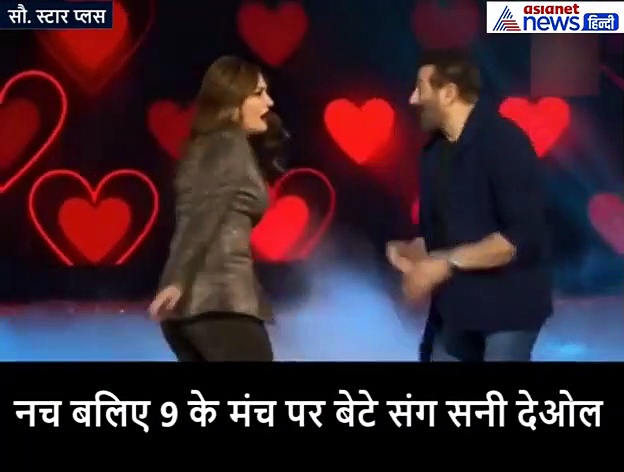 VIDEO: बेटे के सामने 62 की उम्र में रवीना संग इस गाने पर जमकर नाचे सनी देओल