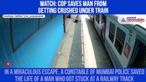 Cop saves man New