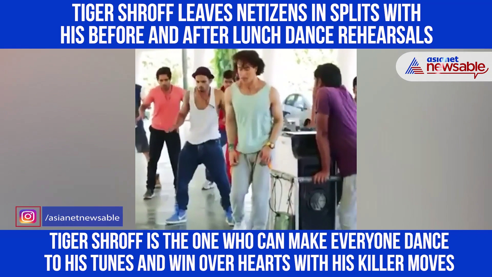 Throwback: When Tiger Shroff's before and after lunch dance rehearsals left netizens in splits
