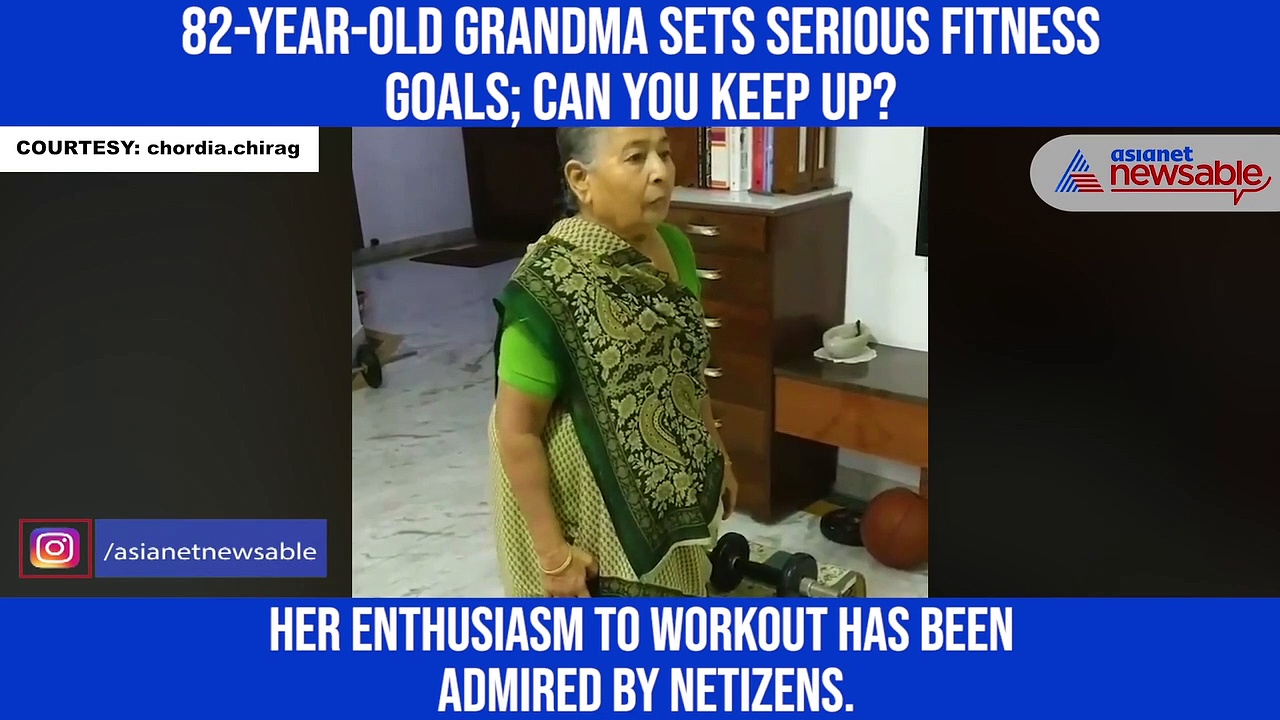 82-year-old grandma sets serious fitness goals; can you keep up?