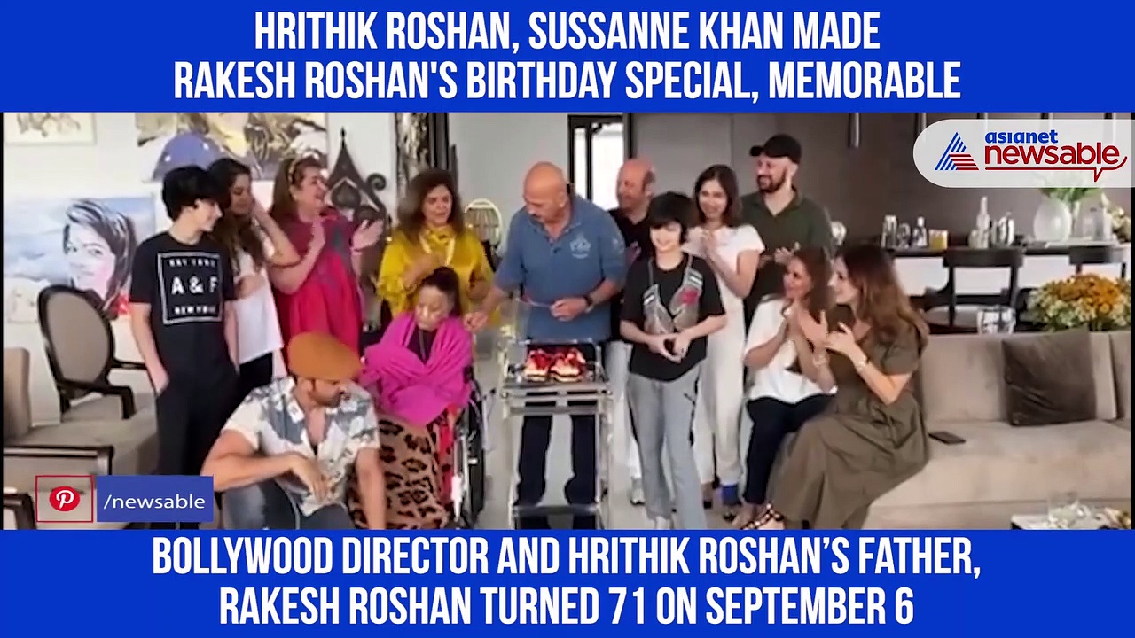 Rakesh Roshan's birthday celebrations with Hrithik Roshan and Sussanne Khan goes viral