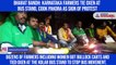 Bharat Bandh: Karnataka farmers tie oxen at bus stand, cook pakora as sign of protest