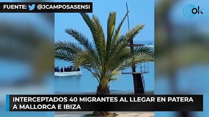 Interceptados 40 migrantes al llegar en patera a Mallorca e Ibiza