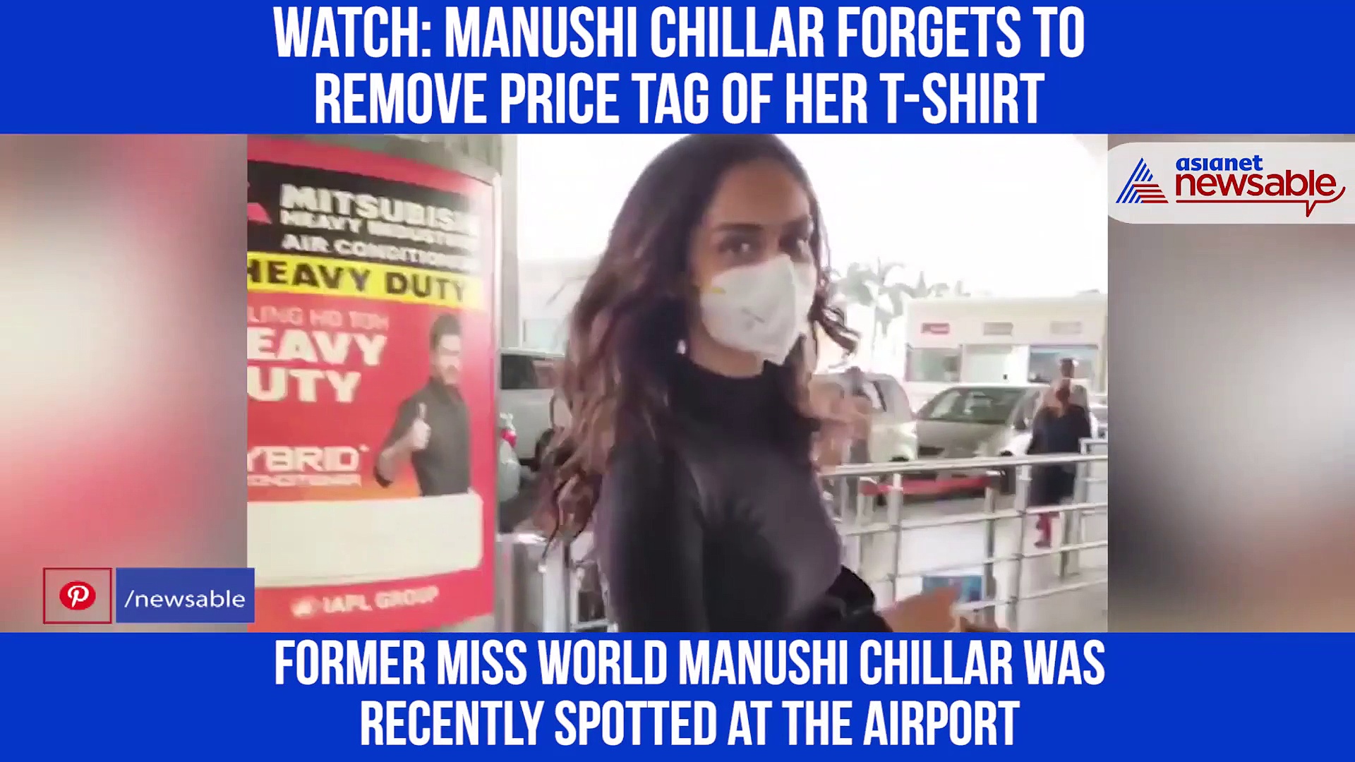 Manushi Chillar forgets to remove price tag of her T-shirt; video goes viral