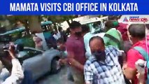 Mamata visits CBI office in Kolkata
